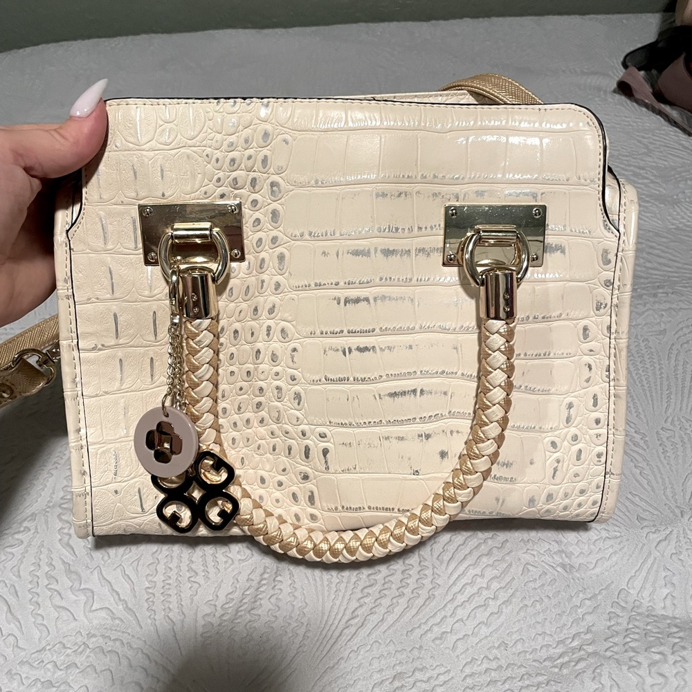 Faux crocodile bag
